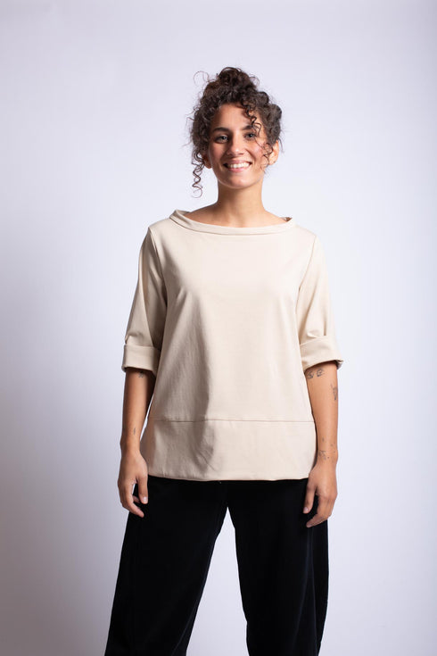Elegante top in jersey Britt